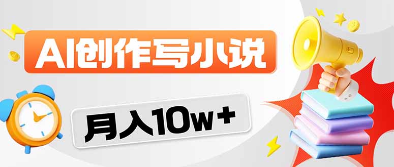 2026风口项目AI写小说 轻松实现月入10w+-AI学习库