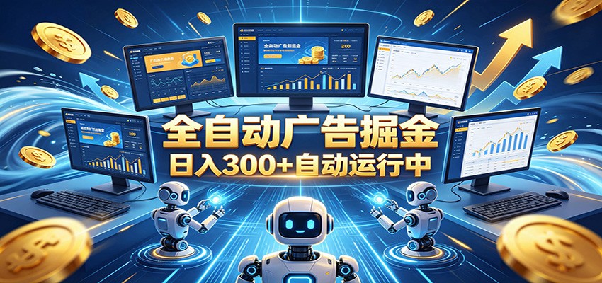自动广告G机，日入300+，正规平台，广告浏览获益，时间自由，适合各类人群日常增收-AI学习库