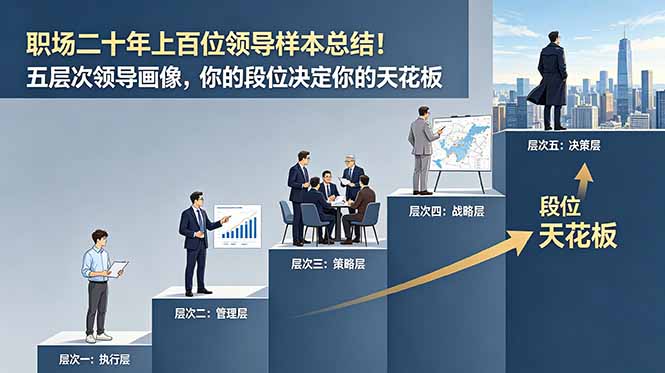 付费文章：职场二十年上百位领导样本总结！五层次领导画像，你的段位决定你的天花板-AI学习库