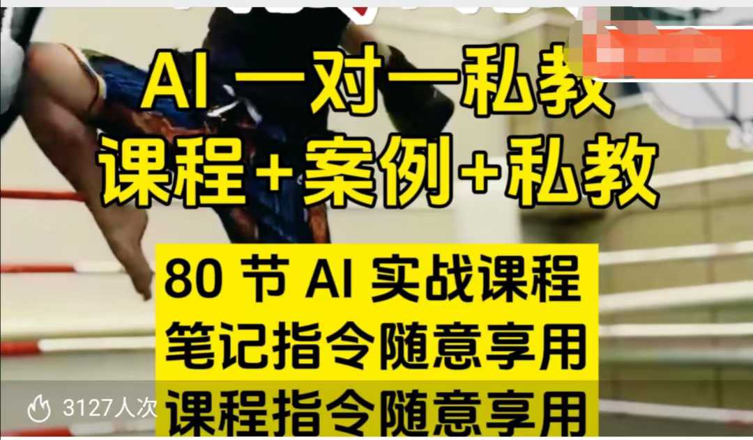 AI指令实战课，课程+案例，80节AI实战课程，笔记指令随意享用，课程指令随意享用(更新26年3月)-AI学习库
