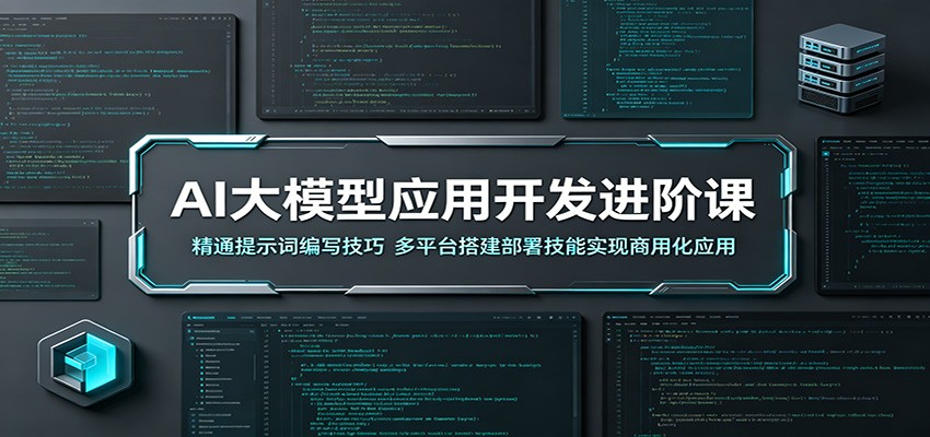 AI大模型应用开发进阶课：精通提示词编写技巧，多平台搭建部署技能实现商用化应用-AI学习库