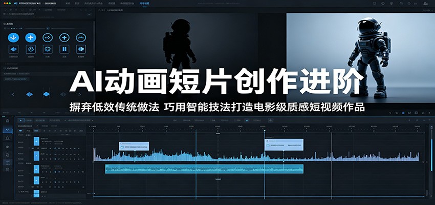 AI动画短片创作进阶：摒弃低效传统做法，巧用智能技法打造电影级质感短视频作品-AI学习库