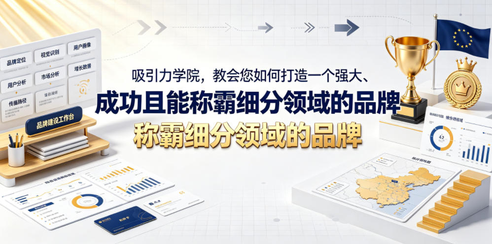 吸引力学院，教会您如何打造一个强大、成功且能称霸细分领域的品牌！【原创双语字幕】-AI学习库