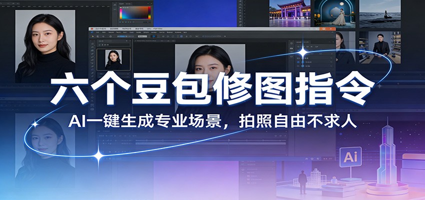 六个豆包修图指令：AI 一键生成专业场景，拍照自由不求人-AI学习库
