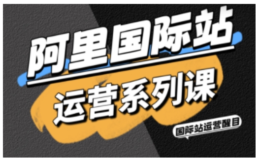 阿里国际站运营系列课，涵盖精准引流、直通车与全站推实战SOP，搭配AI效率工具包与高阶增长玩法(更新)-AI学习库