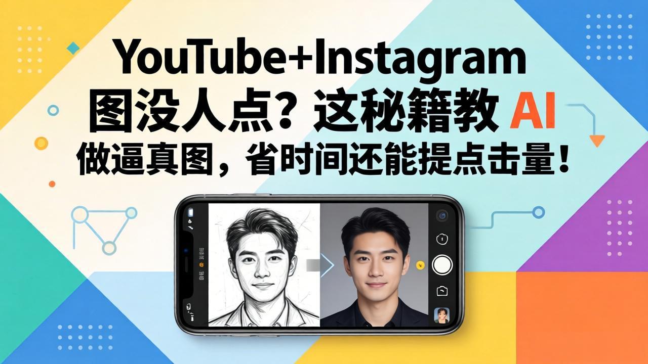 YouTube+Instagram图没人点？这秘籍教 AI 做逼真图，省时间还能提点击量-AI学习库