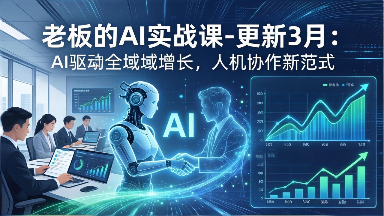 老板的AI实战课-更新3月：AI驱动全域增长，人机协作新范式，用AI提高企业效率、利润与竞争力-AI学习库