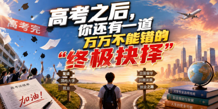 付费文章：高考之后，你还有一道万万不能错的“终极抉择”-AI学习库