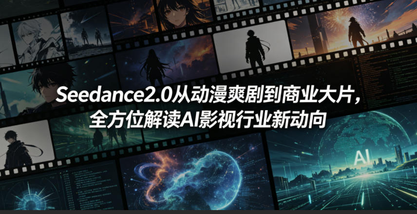 Seedance2.0从动漫爽剧到商业大片，全方位解读AI影视行业新动向-AI学习库