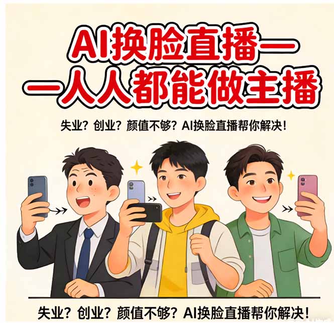 AI换脸直播，人人都能做主播-AI学习库
