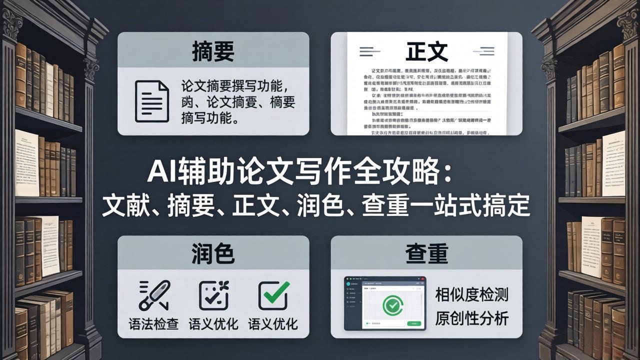 AI辅助论文写作全攻略：文献、摘要、正文、润色、查重一站式搞定-AI学习库