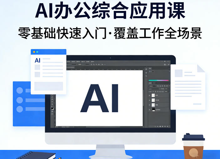 AI办公综合应用课，零基础快速入门，覆盖了工作中各种应用场景-AI学习库