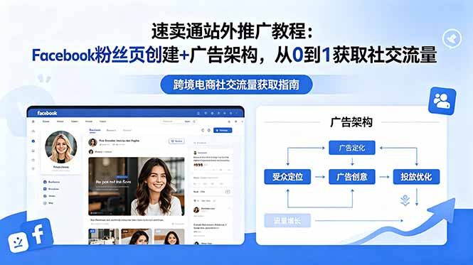 速卖通站外推广教程：Facebook粉丝页创建+广告架构，从0到1获取社交流量-AI学习库