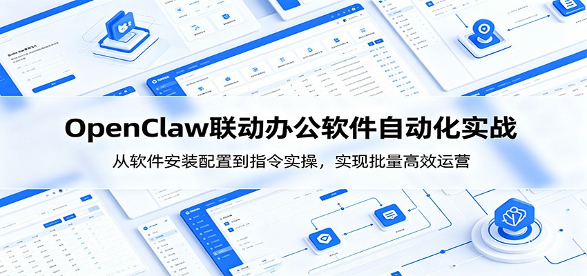 OpenClaw自动化实操课：从软件安装配置到指令实操，实现批量高效运营-AI学习库