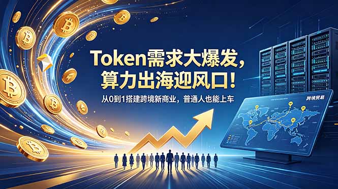 Token需求大爆发，算力出海迎风口！从0到1搭建跨境新商业，普通人也能上车-AI学习库